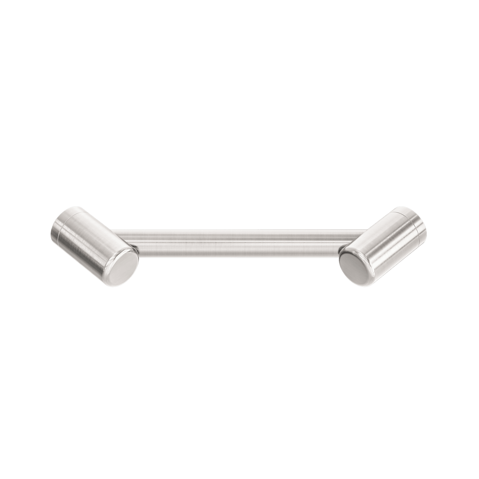 Mecca Care 25mm Footrest Corner Grab Rail 215mm Brushed Nickel gallery detail image