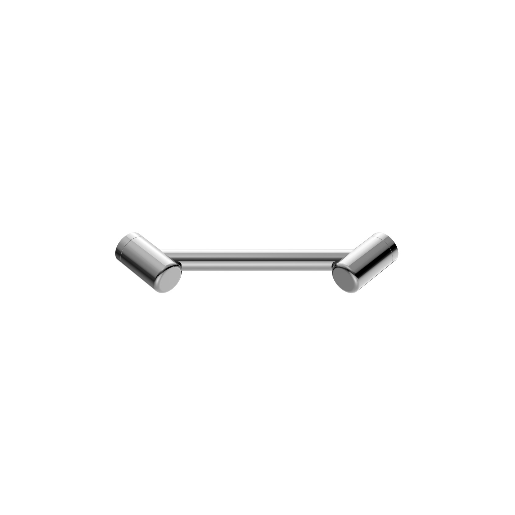 Mecca Care 25mm Footrest Corner Grab Rail 215mm Chrome gallery detail image