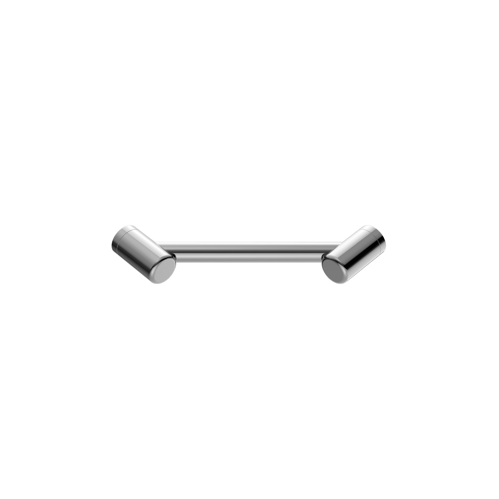Mecca Care 25mm Footrest Corner Grab Rail 215mm Chrome gallery detail image