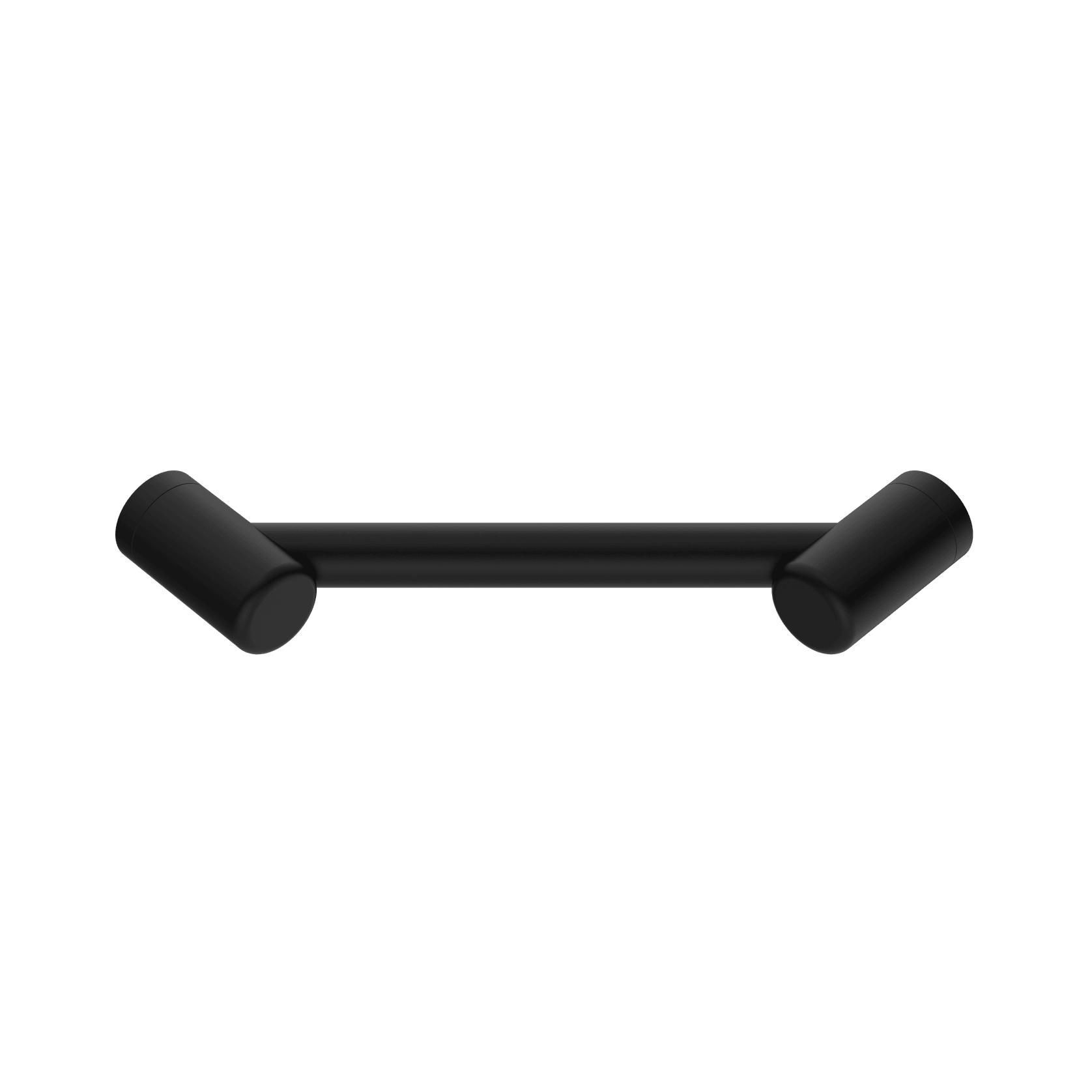 Mecca Care 25mm Footrest Corner Grab Rail 215mm Matte Black gallery detail image