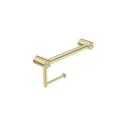 Mecca Care 25mm Toilet Roll Rail 300mm Brushed Gold gallery detail image