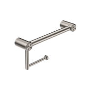 Mecca Care 25mm Toilet Roll Rail 300mm Brushed Nickel gallery detail image