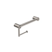 Mecca Care 25mm Toilet Roll Rail 300mm Brushed Nickel gallery detail image