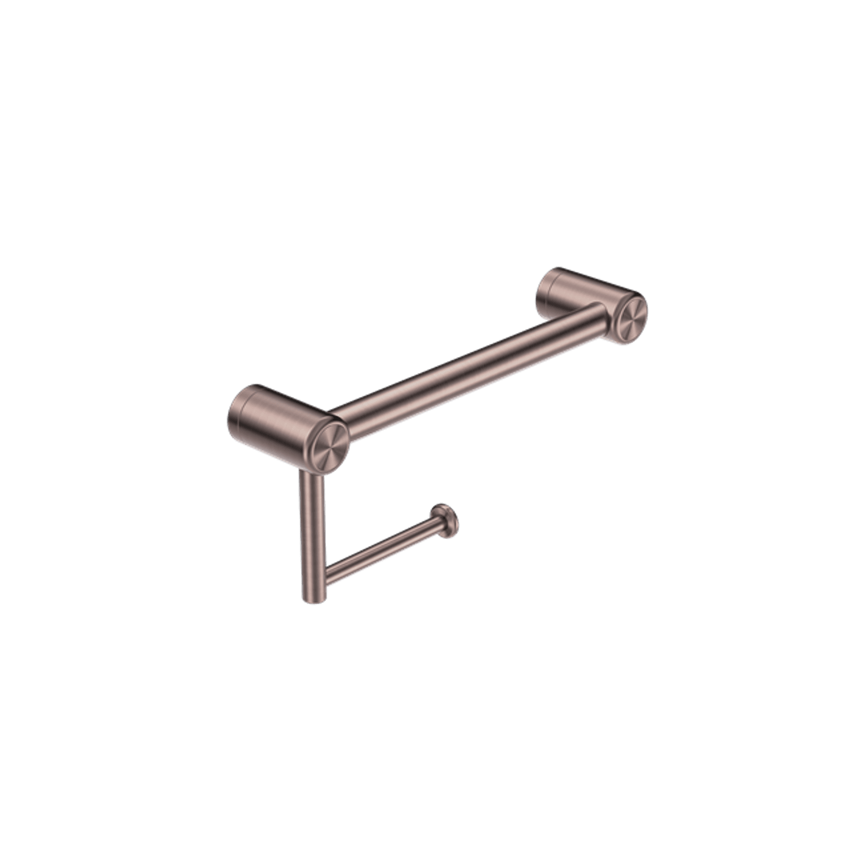 Mecca Care 25mm Toilet Roll Rail 300mm Brushed Bronze gallery detail image