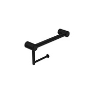 Mecca Care 25mm Toilet Roll Rail 300mm Matte Black gallery detail image