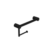Mecca Care 25mm Toilet Roll Rail 300mm Matte Black gallery detail image