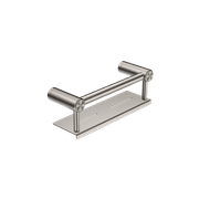 Mecca Care 25mm Grab Rail With Shelf 300mm Brushed Nickel gallery detail image