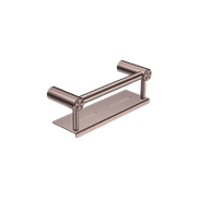 Mecca Care 25mm Grab Rail With Shelf 300mm Brushed Bronze gallery detail image