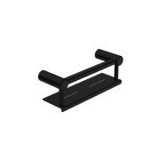 Mecca Care 25mm Grab Rail With Shelf 300mm Matte Black gallery detail image