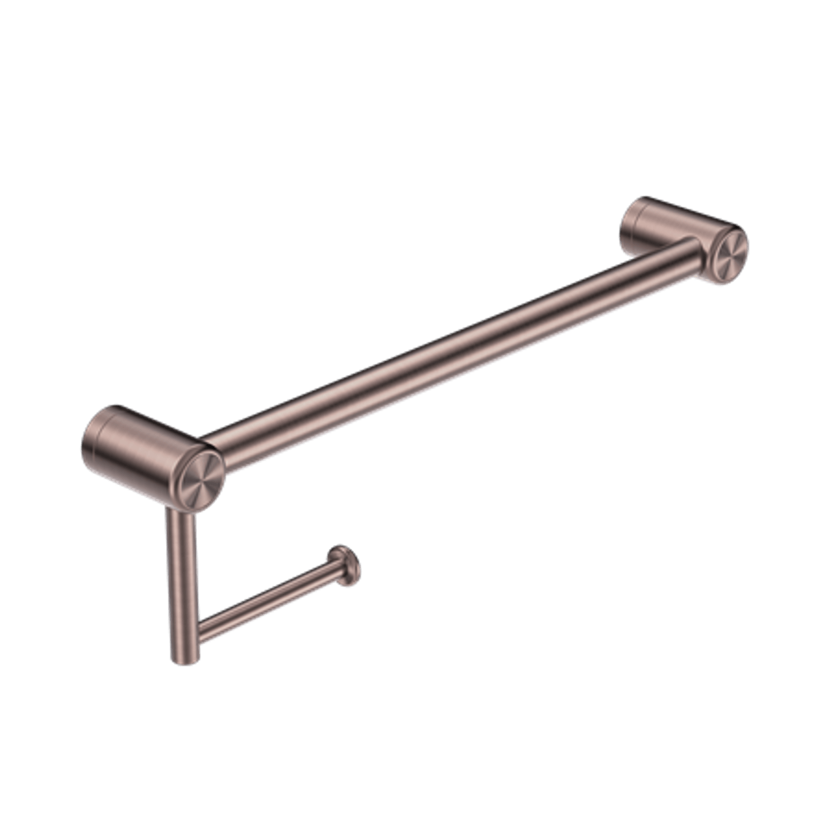 Mecca Care 25mm Toilet Roll Rail 450mm Brushed Bronze gallery detail image