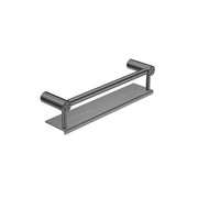 Mecca Care 25mm Grab Rail With Shelf 450mm Gun Metal gallery detail image