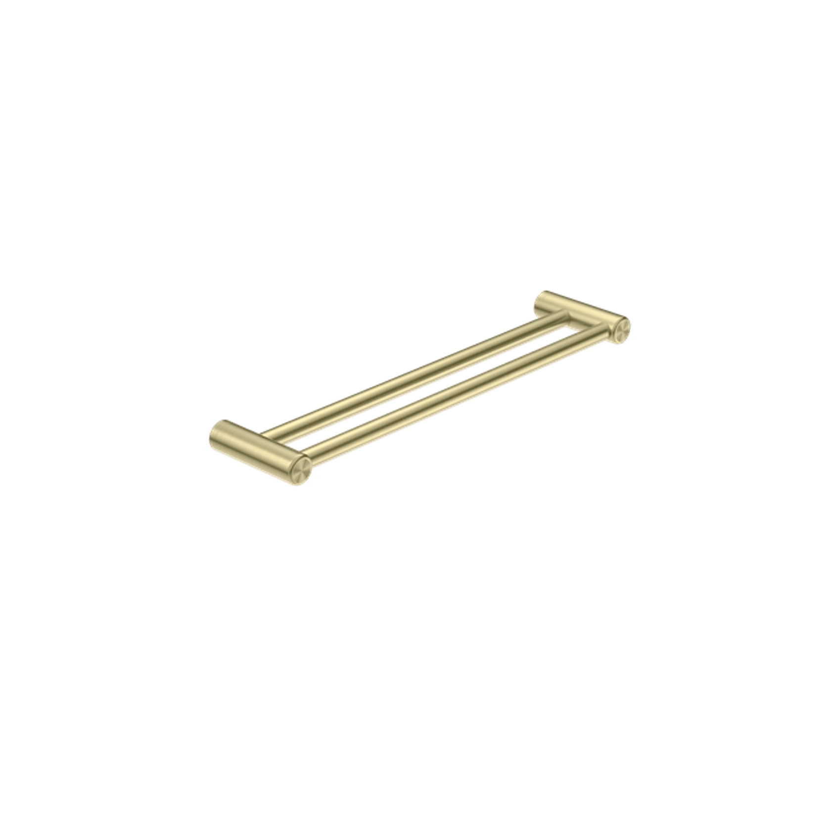 Mecca Care 25mm Double Towel Grab Rail 600mm Brushed Gold gallery detail image