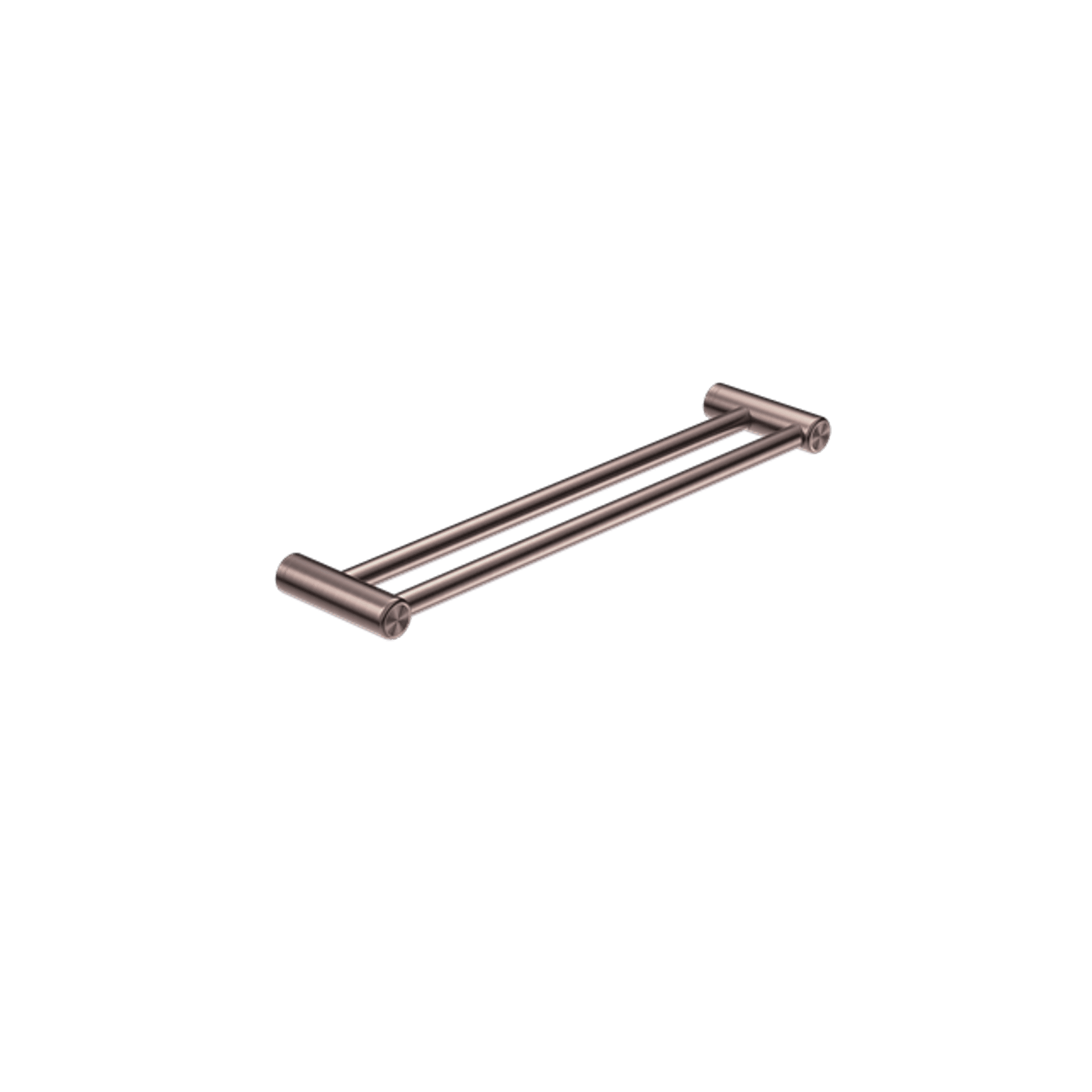 Mecca Care 25mm Double Towel Grab Rail 600mm Brushed Bronze gallery detail image