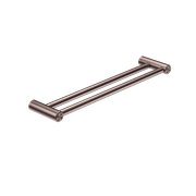 Mecca Care 25mm Double Towel Grab Rail 600mm Brushed Bronze gallery detail image