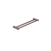 Mecca Care 25mm Double Towel Grab Rail 600mm Brushed Bronze gallery detail image