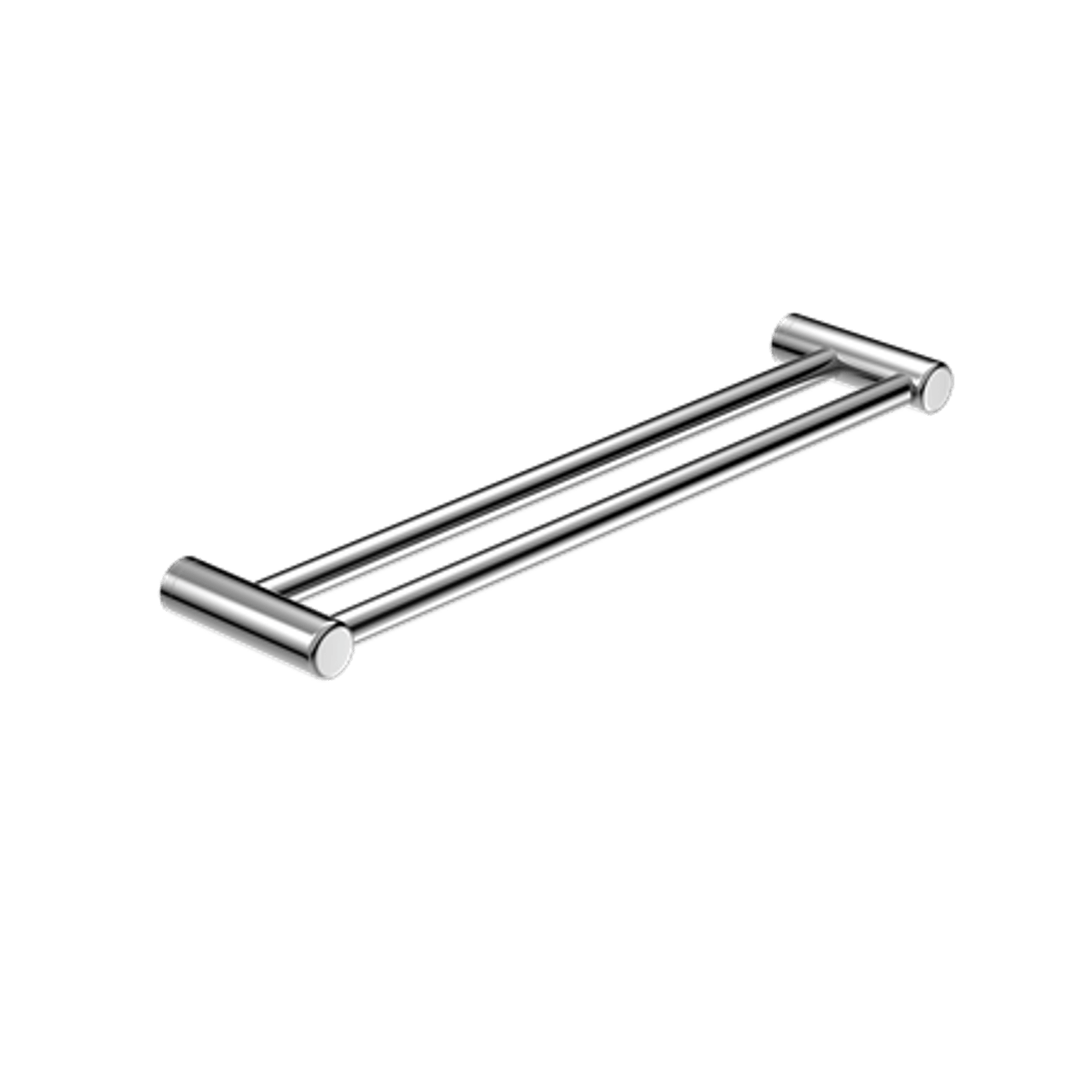 Mecca Care 25mm Double Towel Grab Rail 600mm Chrome gallery detail image
