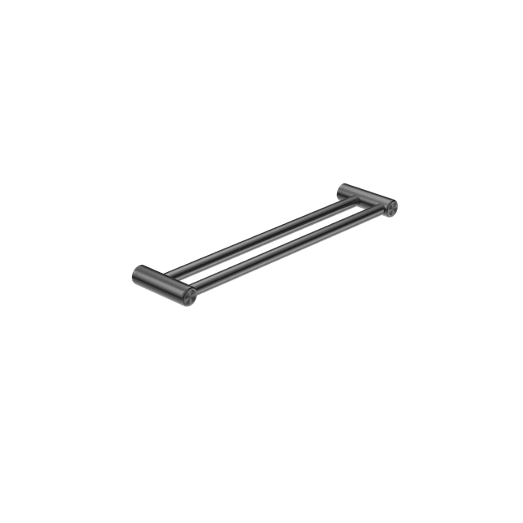 Mecca Care 25mm Double Towel Grab Rail 600mm Gun Metal gallery detail image