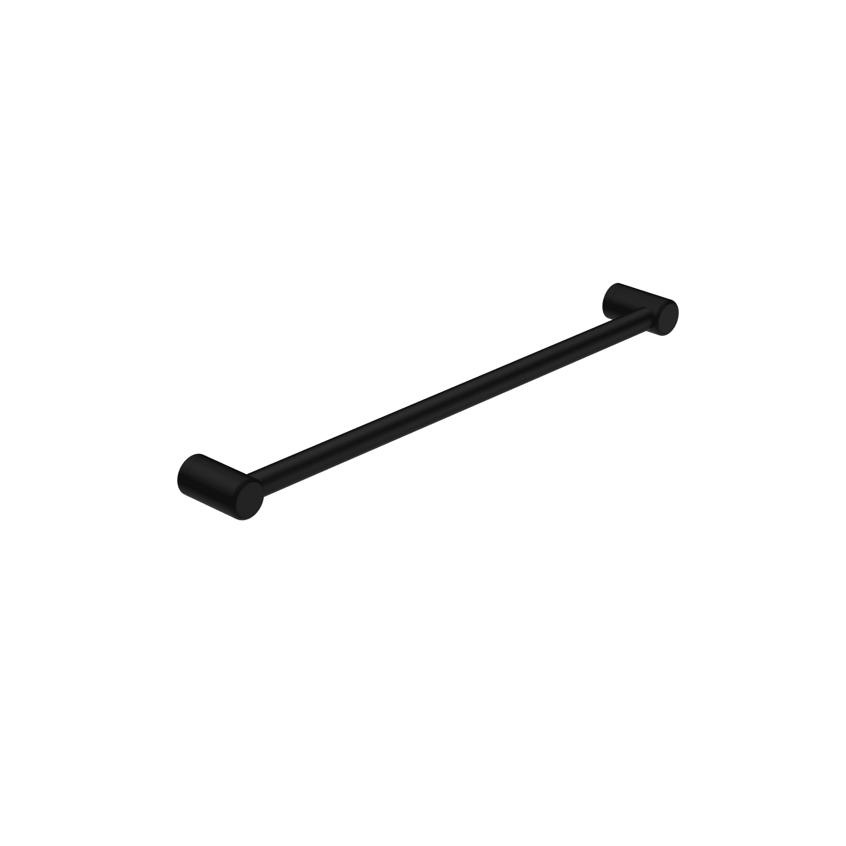 Mecca Care 25mm Grab Rail 600mm Matte Black gallery detail image