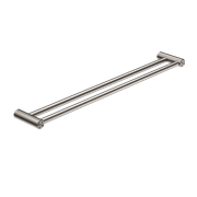Mecca Care 25mm Double Towel Grab Rail 900mm Brushed Nickel gallery detail image