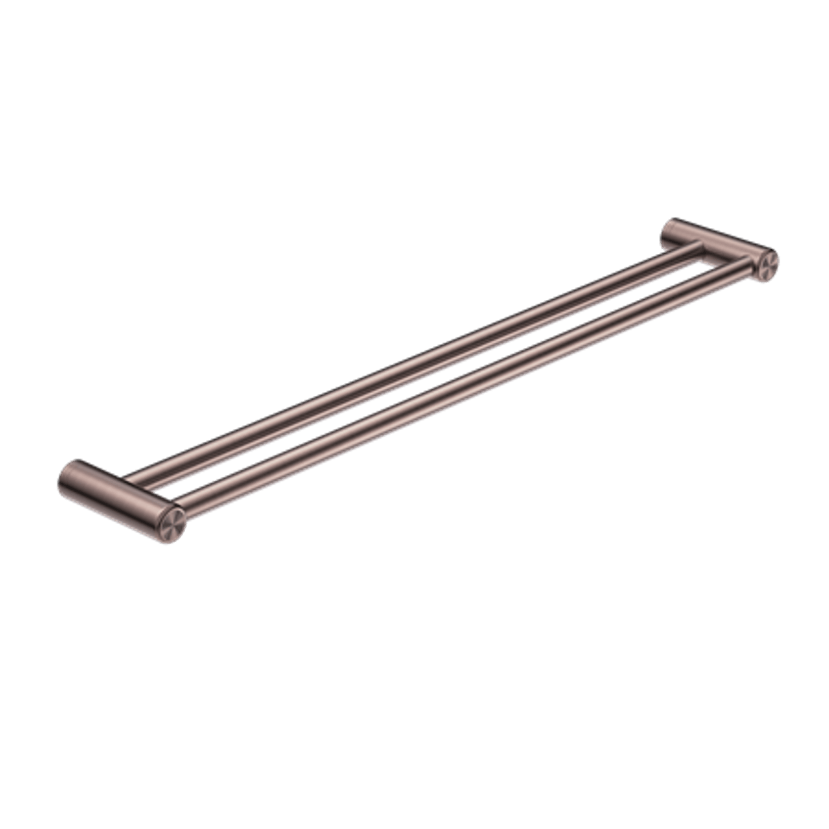 Mecca Care 25mm Double Towel Grab Rail 900mm Brushed Bronze gallery detail image