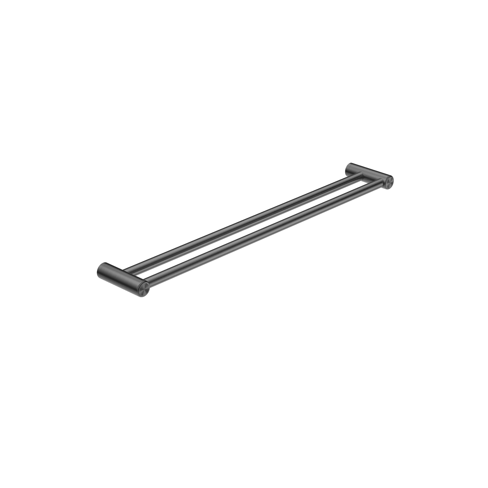 Mecca Care 25mm Double Towel Grab Rail 900mm Gun Metal gallery detail image