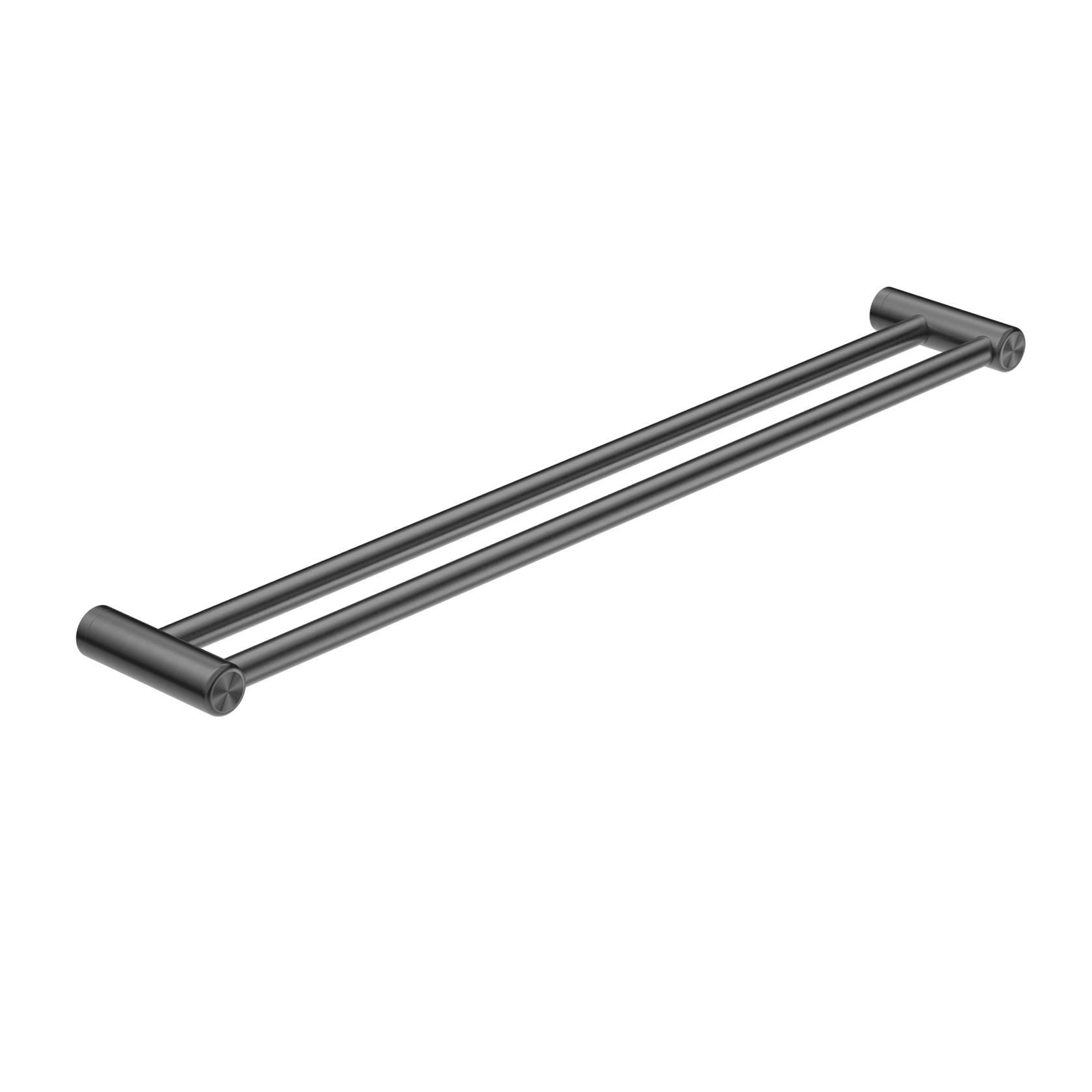 Mecca Care 25mm Double Towel Grab Rail 900mm Gun Metal gallery detail image