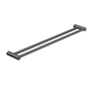 Mecca Care 25mm Double Towel Grab Rail 900mm Gun Metal gallery detail image