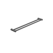 Mecca Care 25mm Double Towel Grab Rail 900mm Gun Metal gallery detail image