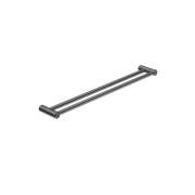 Mecca Care 25mm Double Towel Grab Rail 900mm Gun Metal gallery detail image