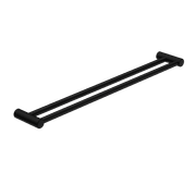 Mecca Care 25mm Double Towel Grab Rail 900mm Matte Black gallery detail image