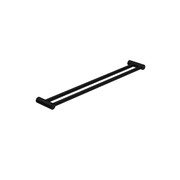 Mecca Care 25mm Double Towel Grab Rail 900mm Matte Black gallery detail image