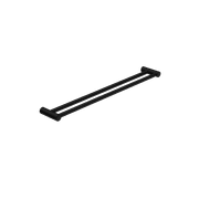 Mecca Care 25mm Double Towel Grab Rail 900mm Matte Black gallery detail image