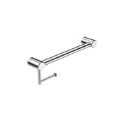 Mecca Care 32mm Grab Rail With Toilet Roll Holder 450mm Chrome gallery detail image