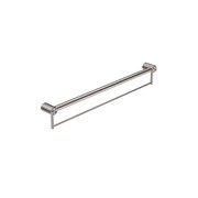 Mecca Care 32mm Grab Rail With Towel Holder 900mm Brushed Nickel gallery detail image