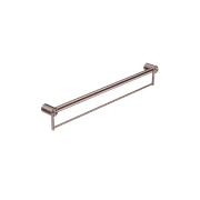 Mecca Care 32mm Grab Rail With Towel Holder 900mm Brushed Bronze gallery detail image