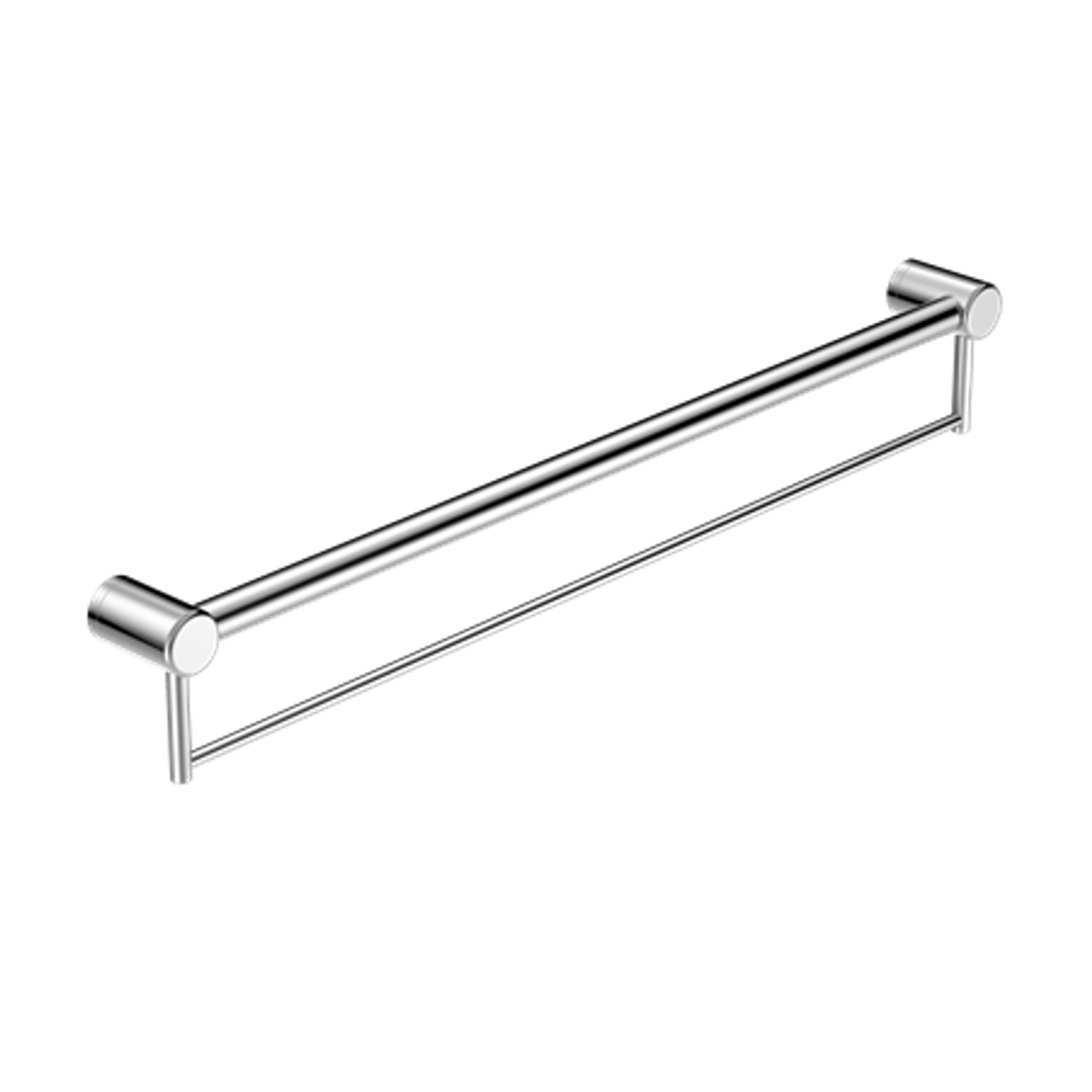 Mecca Care 32mm Grab Rail With Towel Holder 900mm Chrome gallery detail image