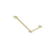 Mecca Care 32mm Ambulant Toilet Grab Rail 45 Degree 750X450mm Brushed Gold gallery detail image