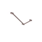 Mecca Care 32mm Ambulant Toilet Grab Rail 45 Degree 750X450mm Brushed Bronze gallery detail image