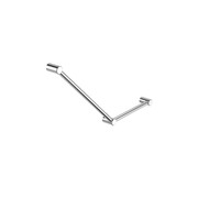Mecca Care 32mm Ambulant Toilet Grab Rail 45 Degree 750X450mm Chrome gallery detail image