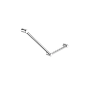 Mecca Care 32mm Ambulant Toilet Grab Rail 45 Degree 750X450mm Chrome gallery detail image