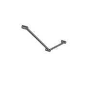 Mecca Care 32mm Ambulant Toilet Grab Rail 45 Degree 750X450mm Gun Metal gallery detail image