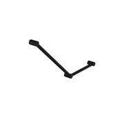Mecca Care 32mm Ambulant Toilet Grab Rail 45 Degree 750X450mm Matte Black gallery detail image