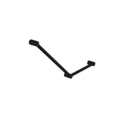 Mecca Care 32mm Ambulant Toilet Grab Rail 45 Degree 750X450mm Matte Black gallery detail image