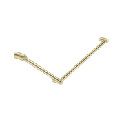 Mecca Care 32mm DDA Grab Rail Set 45 Degree 750X900mm Brushed Gold gallery detail image