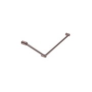 Mecca Care 32mm DDA Grab Rail Set 45 Degree 750X900mm Brushed Bronze gallery detail image
