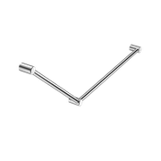 Mecca Care 32mm DDA Grab Rail Set 45 Degree 750X900mm Chrome gallery detail image