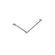 Mecca Care 32mm DDA Grab Rail Set 45 Degree 750X900mm Chrome gallery detail image