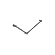 Mecca Care 32mm DDA Grab Rail Set 45 Degree 750X900mm Gun Metal gallery detail image