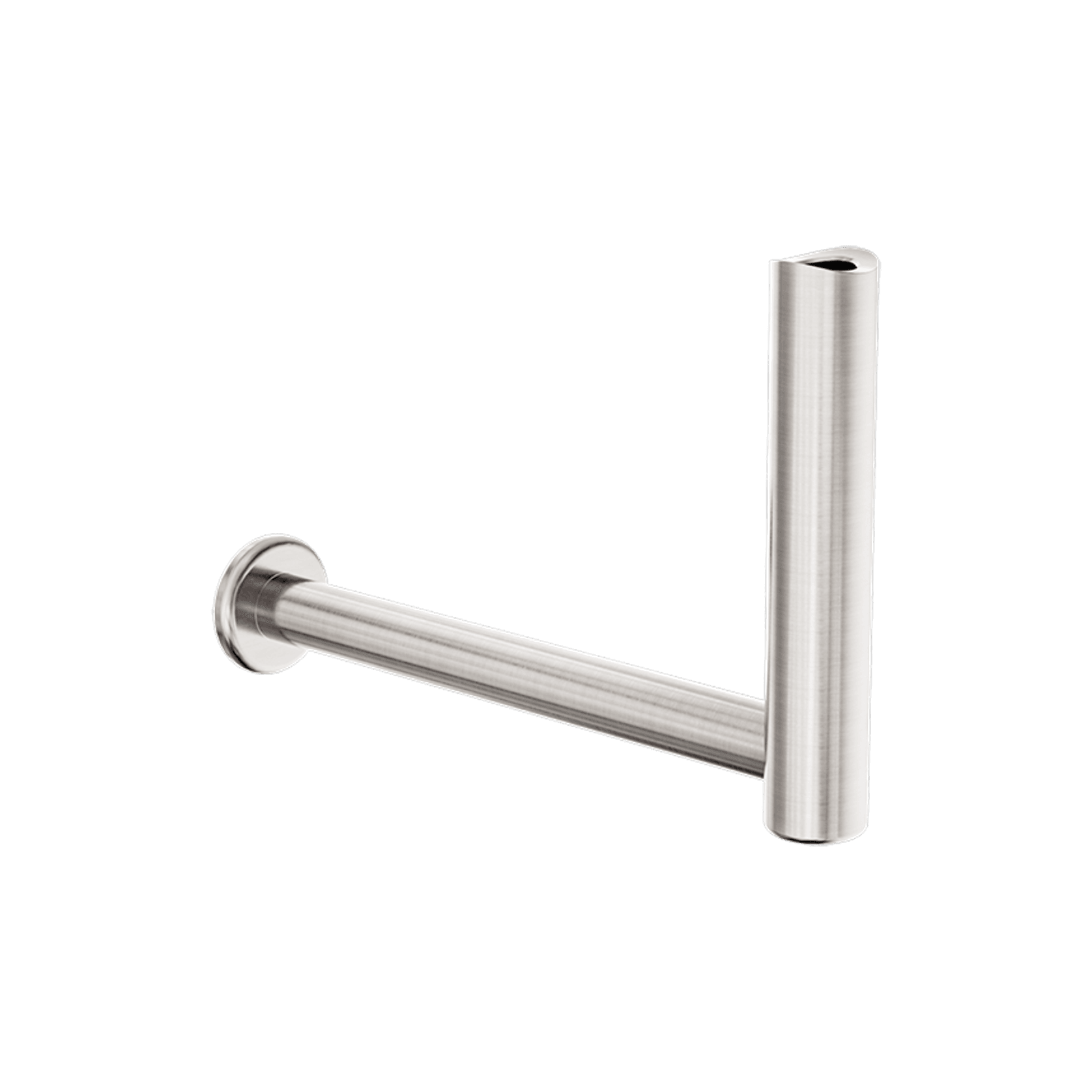 Mecca Care Add-On Fixed-Mount Toilet Roll Holder  Brushed Nickel gallery detail image