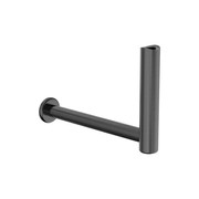 Mecca Care Add-On Fixed-Mount Toilet Roll Holder Gun Metal gallery detail image